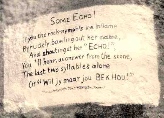 Echo Halt Poem